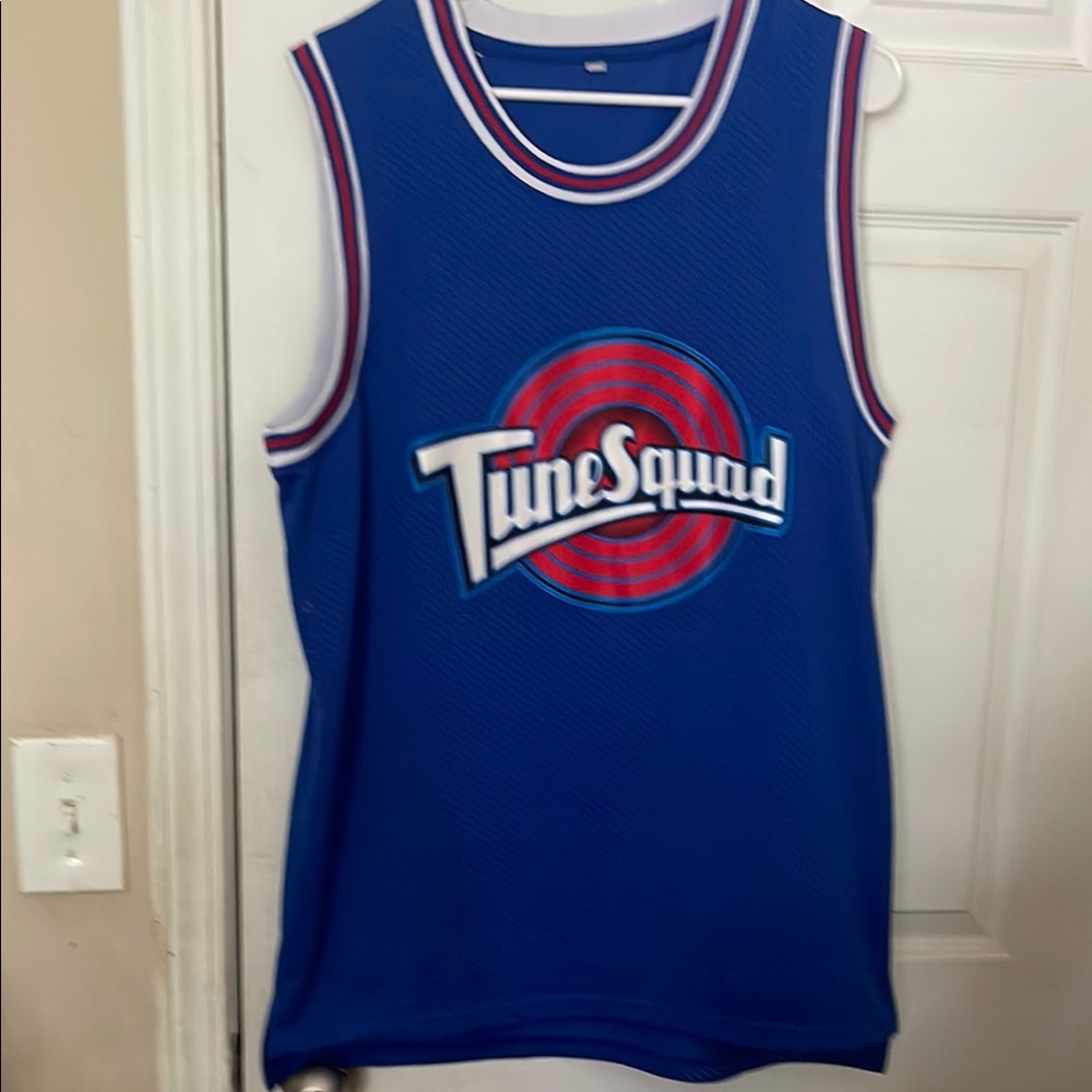 Lola Blue Jersey with Red and White Accents